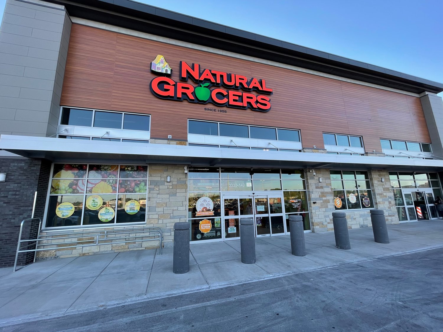 Natural Grocers operates in 14,000 square feet at Glenstone Marketplace.